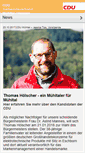 Mobile Screenshot of cdu-muehltal.de